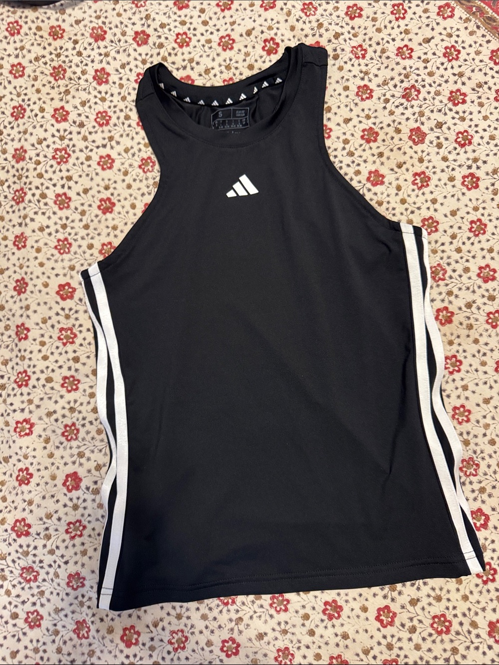Adidas women’s Black Aeroready slim fit race back tank